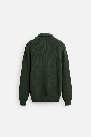 Трикотаж ЦВЕТ как на первом фото БАЗОВЫЙ СВИТЕР НА МОЛНИИ (BASIC-PULLOVER MIT REISSVERSCHLUSS) Свитер прямого кроя из хлопчатобумажной пряжи. Воротник-стойка с застежкой-молнией спереди. Длинные рукав