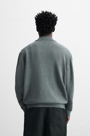 Трикотаж ЦВЕТ как на первом фото КАРДИГАН С ЖУРНОЙ СТРУКТУРОЙ (STRICKJACKE MIT A JOUR-STRUKTUR) Кардиган прямого кроя из пряжи из смеси льна и хлопка с открытой структурой. Воротник-лацкан и длинные р