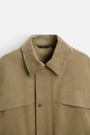 Жакет ЦВЕТ как на первом фото СТЕГАНАЯ ПАРКА С КАРМАНАМИ (STEPPPARKA MIT TASCHEN) Парка классического кроя из хлопковой смеси с легкой подкладкой. Воротник с лацканами из вельвета того же цвета. Длинн