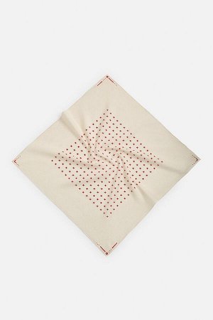 Шорты ЦВЕТ как на первом фото БАНДАНА С ГЕОМЕТРИЧЕСКИМ ПРИНТОМ (BANDANA MIT GEOMETRISCHEM PRINT) Бандана из хлопчатобумажной ткани. Размеры: 60 x 60 см СОСТАВ МАТЕРИАЛА, ИНСТРУКЦИИ ПО УХОДУ И ПРОИСХОЖ