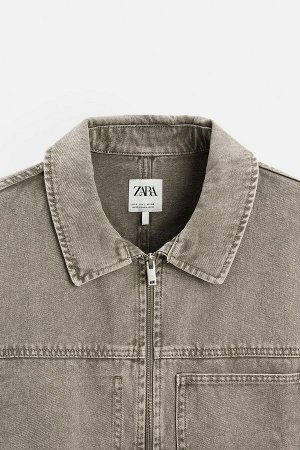 Жакет ЦВЕТ как на первом фото ВЕРХНЯЯ МАЙКА С КОНТРАСТНОЙ ОТСТРОЧКОЙ (OVERSHIRT MIT FARBLICH ABGESETZTEN STEPPN?HTEN) Хлопковая верхняя рубашка. Отложной воротник. Длинные рукава с манжетами на пугови