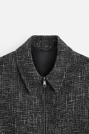Жакет ЦВЕТ как на первом фото СТРУКТУРИРОВАННАЯ ВЕРХНЯЯ РУБАШКА С МОЛНИЕЙ (OVERSHIRT MIT STRUKTUR UND REISSVERSCHLUSS) Верхняя рубашка прямого кроя из ткани с нерегулярной структурой. Воротник с лацка