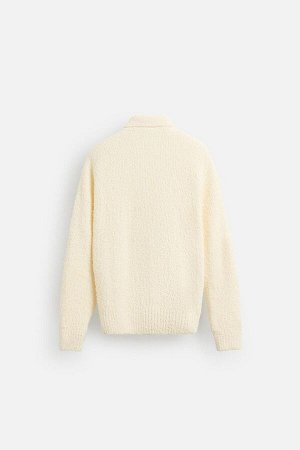 Трикотаж ЦВЕТ как на первом фото Махровый кардиган (FROTT?E-STRICKJACKE) Кардиган свободного кроя из пряжи с неравномерным махровым рисунком. Воротник-лацкан и длинные рукава. Ребристая отделка. Засте