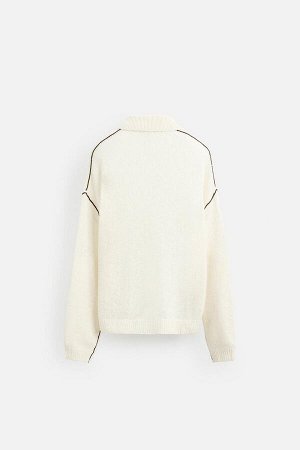 Трикотаж ЦВЕТ как на первом фото ТРИКОТАЖНАЯ РУБАШКА-ПОЛО ИЗ ХЛОПКА И ЛЬНА (STRICK-POLOSHIRT AUS BAUMWOLLE UND LEINEN) Рубашка-поло свободного кроя из смеси хлопка и льна. Отложной воротник с разрезом