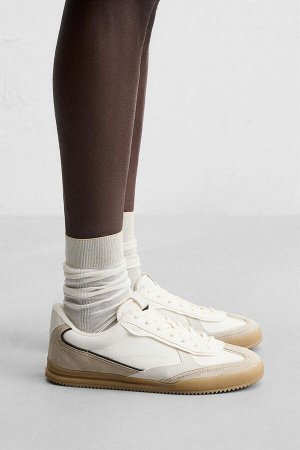 Обувь ЦВЕТ как на первом фото КРОССОВКИ В РЕТРО-СТИЛЕ (SNEAKER IM RETRO-STIL) Кроссовки в стиле ретро. Комбинация материалов верха разных цветов. Контрастная подошва. СОСТАВ МАТЕРИАЛА, ИНСТРУКЦИИ ПО У