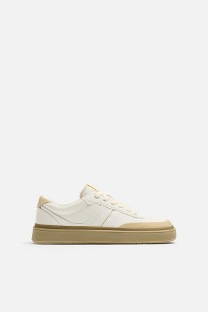 Обувь ЦВЕТ как на первом фото КРОССОВКИ С ПОДОШВОЙ КОНТРАСТНОГО ЦВЕТА (SNEAKER MIT SOHLE IN KONTRASTFARBE) Кроссовки в стиле ретро. Верхний материал выполнен из разных материалов. Контрастная подошва.