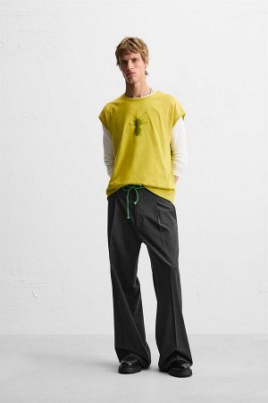 Футбока ЦВЕТ как на первом фото ФУТБОЛКА СВОБОДНОГО КРОЯ (TANK-T-SHIRT IM RELAXED-FIT) Майка свободного кроя. Круглый вырез и без рукавов. Выцветший вид. Каждое изделие имеет уникальный внешний вид бл