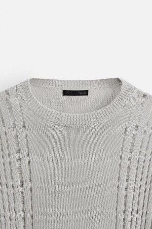 Трикотаж ЦВЕТ как на первом фото Свитер с ажурным узором (PULLOVER MIT LOCHMUSTER) Свитер свободного кроя из ажурной ткани. Круглый вырез и длинные рукава. Ребристые манжеты. СОСТАВ МАТЕРИАЛА, ИНСТРУК