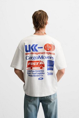 Футбока ЦВЕТ как на первом фото ФУТБОЛКА С КОМБИНИРОВАННЫМ ПРИНТОМ (T-SHIRT MIT KOMBINIERTEM PRINT) Футболка свободного кроя. Круглый вырез и короткие рукава. Контрастные цветовые сочетания спереди и 