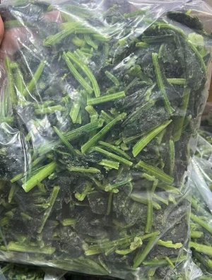 Шпинат замороженный фасованный