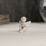 Сувенир полистоун &quot;Белоснежный ангелочек со звёздочкой&quot; 3,4х2,1х2,5 см