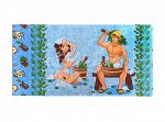 Полотенце вафельное банное купон 60х150