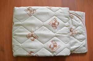 Одеяло "Овечья шерсть" стеганое облегченное полиэстер 105х140 (150г/м2)