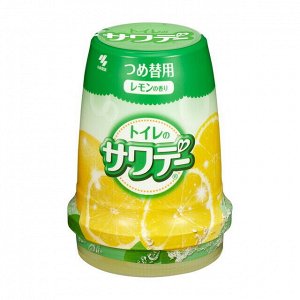 Освежитель воздуха для туалета Sawaday «Lemon» (сменный гелевый блок) 140 г / 28