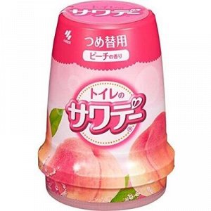 Освежитель воздуха для туалета Sawaday «Peach» (сменный гелевый блок) 140 г / 28