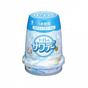 Освежитель воздуха для туалета Sawaday «Aromatic soap» (сменный гелевый блок) 140 г / 28