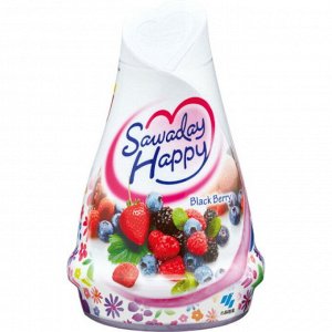 Освежитель воздуха для комнаты Sawaday Happy «Black Berry» (гелевый) 120 г / 15
