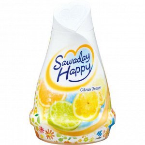 Освежитель воздуха для комнаты Sawaday Happy «Citrus Dream» (гелевый) 120 г / 15