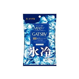 Мужской дезодорант-антиперспирант для всего тела в форме салфеток "Gatsby Body Wipes Deodorant Ice-Type" с суперохлаждающим ментолом «Ледяной цитрус» 10 шт. / 36
