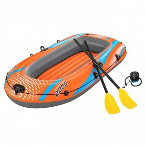 Надувная лодка Bestway "Kondor Elite 2000" 196 х 106 см, весла, насос, до 120 кг