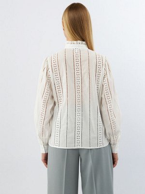 Блузка из шитья OD-919-1 белый