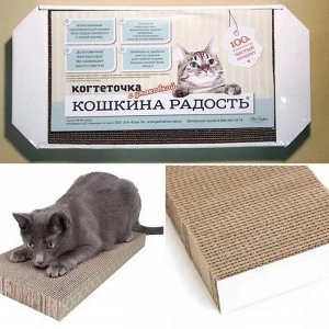 "Кошкина радость" Когтеточка с упаковкой 60 х 34 х 3,6 см