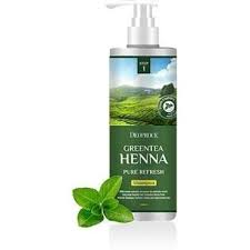 Deoproce GREENTEA HENNA PURE REFRESH SHAMPOO Шампунь для волос с Зеленым чаем и Хной 1000мл