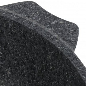 Сковорода литой алюминий, 28 см, антипригарное покрытие, Мечта, Premium grey, серая, съемная ручка, 028901