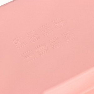 Форма для запекания силикон, 29х20х6.5 см, прямоугольная, розовая, Daniks, Savory, Y4-4970