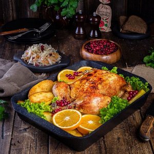 Форма для запекания алюминий, 27х36х5.5 см, антипригарное покрытие, прямоугольная, Мечта, Гранит star, 94803