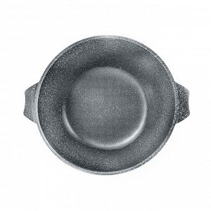 Кастрюля алюминий, антипригарное покрытие, 5 л, с крышкой, крышка стекло, Мечта, Гранит, 45701