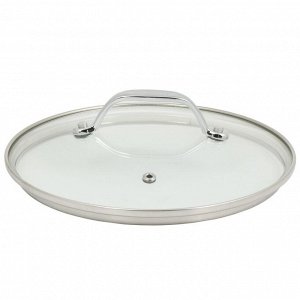Кастрюля нержавеющая сталь, 3.5 л, крышка стекло, Daniks, Manola, CW-T078-20, индукция