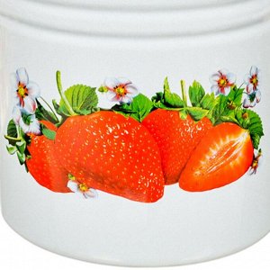 Кастрюля эмалированная сталь, 12 л, с крышкой, крышка сталь, цилиндрическая, Сибирские товары, С1624/.СГ*59/*59/.П/П*59/.С/.З/.СГ, в ассортименте