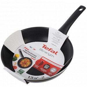 Сковорода алюминий, 28 см, антипригарное покрытие, Tefal, Strength, 042 31 128
