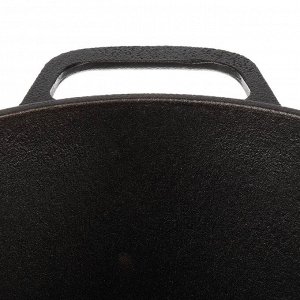 Кастрюля чугун, 4 л, с крышкой, крышка чугун, с крышкой-сковородой, Гардарика, 1304-4, индукция