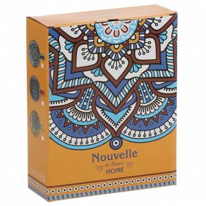 Кокотница фарфор, 16х21.5х5.8 см, синяя, Arabesque, 860088