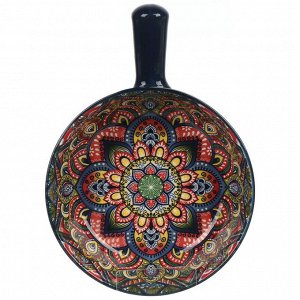 Кокотница фарфор, 16х21.5х5.8 см, синяя, Arabesque, 860088