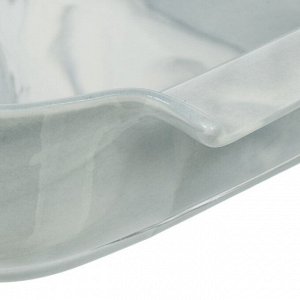 Форма для запекания фарфор, 18х29х6 см, прямоугольная, Attribute, Marble, ABM058