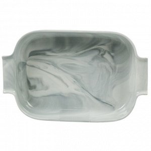 Форма для запекания фарфор, 18х29х6 см, прямоугольная, Attribute, Marble, ABM058