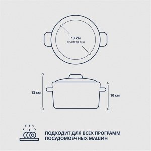 Кастрюля нержавеющая сталь, 1.9 л, с крышкой, крышка стекло, DNN1, SD-A19-16/SD-A19-6-16