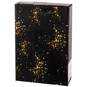 Блюдо для запекания фарфор, 30 см, прямоугольное, Bronco, Midnight gold, 42-377