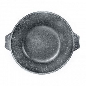 Кастрюля алюминий, антипригарное покрытие, 10 л, с крышкой, крышка стекло, Мечта, Гранит, 410701