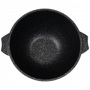 Казан алюминий, антипригарное покрытие, 4.5 л, Гранит star Induction, с крышкой, Мечта, 54803И