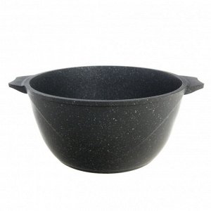 Кастрюля алюминий, антипригарное покрытие, 3 л, с крышкой, крышка стекло, Мечта, Гранит star, 43803