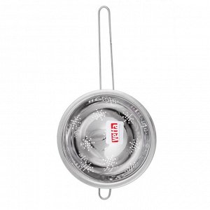 Дуршлаг нержавеющая сталь, 24 см, 2.5 л, с ручкой, Vetta, 812-012