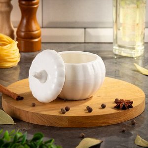 Горшок для запекания керамика, 0.42 л, 11х11х9см, Daniks, Тыква, Y4-7974/Y6-10217