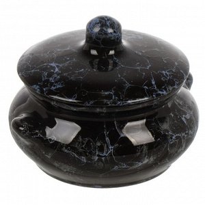 Горшок для жаркого керамика, 0.5 л, Борисовская керамика, Лакомка Вуаль, ВУА00022994