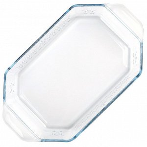 Форма для запекания стекло, 21х35.5 см, 2.75 л, прямоугольная, Borcam, 59974