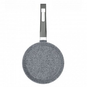Блинница алюминий, 22 см, антипригарное покрытие, Мечта, Premium grey, 12901, бакелитовая ручка