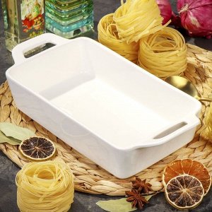 Форма для запекания керамика, 30х15х6.4 см, 1.25 л, прямоугольная, Daniks, Антарктида, Y4-7290
